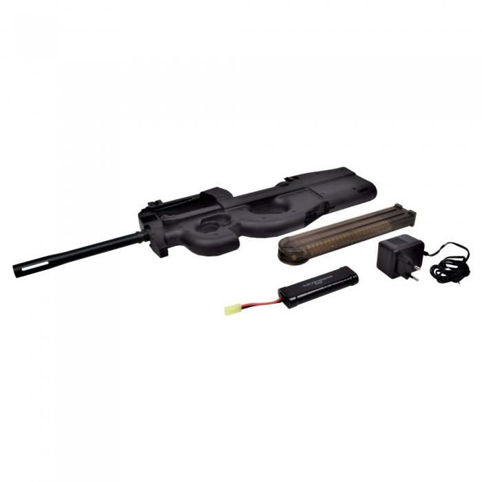 CYMA FUCILE ELETTRICO P90 LONG BARREL NERO (CM060A) - immagine 3