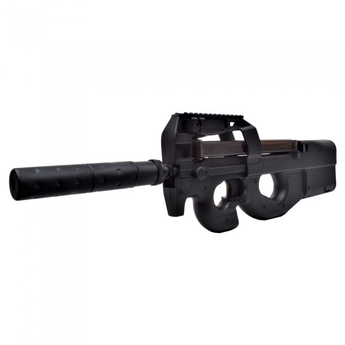 CYMA FUCILE ELETTRICO P90 SILENCER VERSION NERO (CM060B) - immagine 4