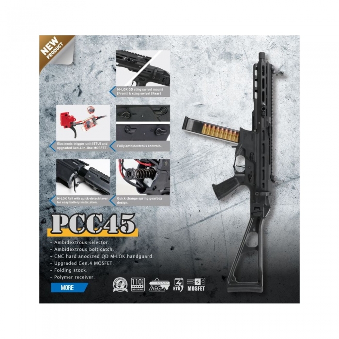 G&G FUCILE ELETTRICO PCC45 (GG-PCC45) - immagine 4